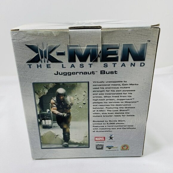 Limited Marvel Xmen Juggernaut Bust Last Stand Cain Marko Sculpture Gentle Giant - Picture 10 of 12